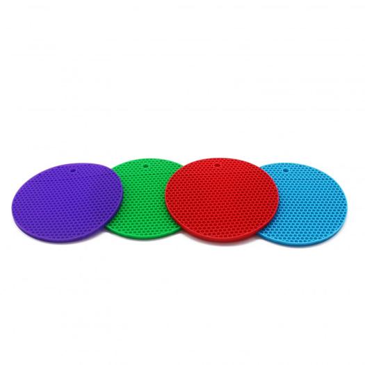 Colorful silicone cup mat for house