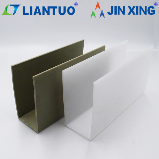 Natural 3mm Thickness Extruded Plastic U-Shape PP Profile