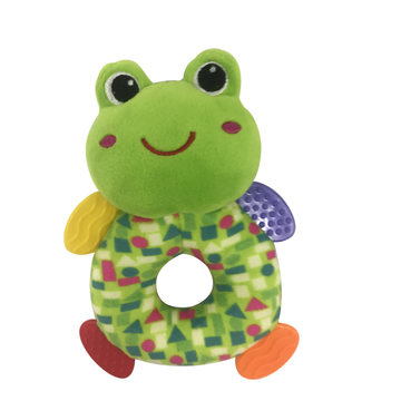 Plush Frog With Rattle