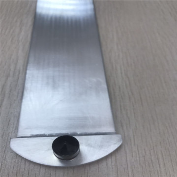 Aluminium micro channel tube with inlet and outlet