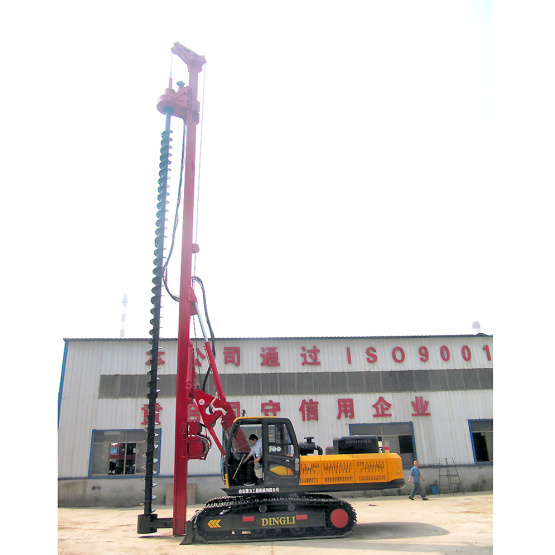 Hydraulic Diesel Auger Pipe Drill Rig