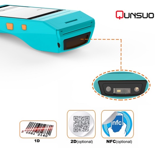 Android PDA QR code scanner with thermal printer