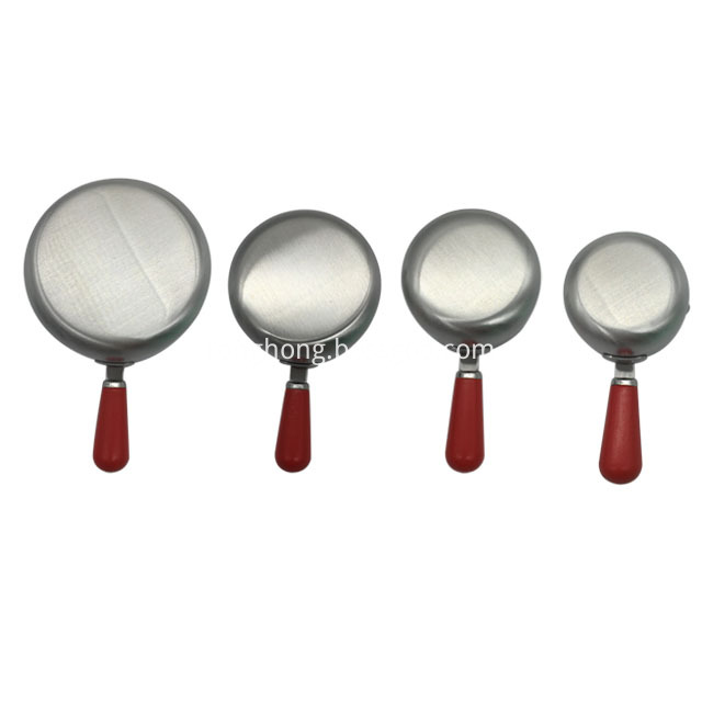 Set Of 4 Stainless Steel Measuring Cups 3