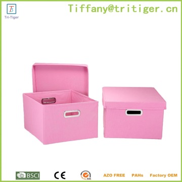 Manufactory Foldable Fabric Storage Box/Organizer boxes 3 pieces/storage box organizer