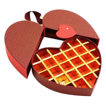 Love Heart Chocolate Gift Paper Drawer Box