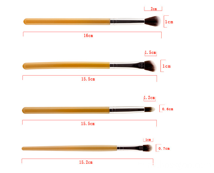 Makeup Brush Set Size 