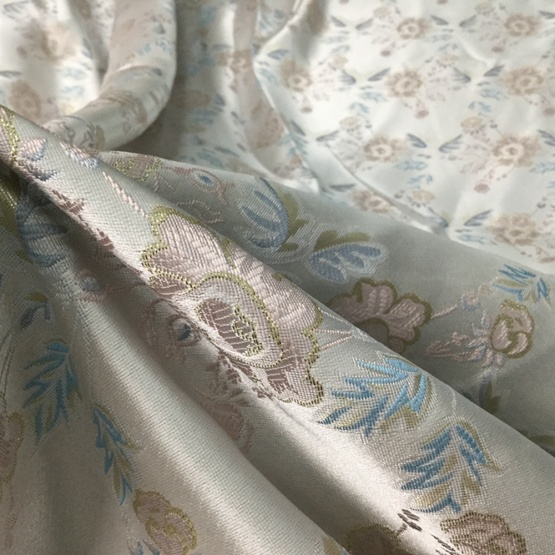 Floral Mattress Woven Custom Jacquard Fabric