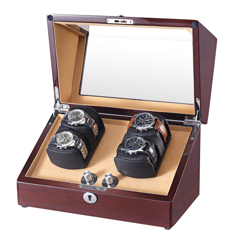 Ww 8117 Walnut Double Rotors Watch Box