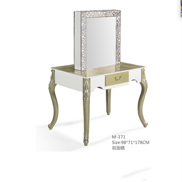 Luxury salon  barber mirrored dressing station table
