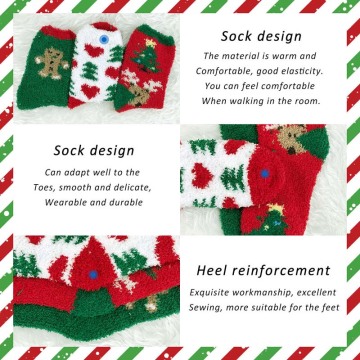 Ladies Soft Socks Christmas 6P