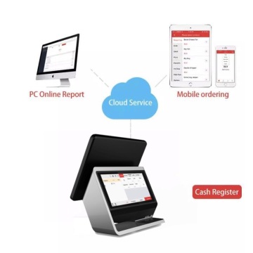 Dual screen emv android inventory pos