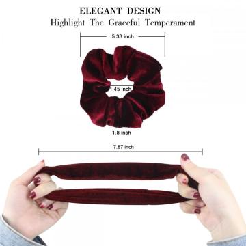 Velvet  Elastic Scrunchies or Women Hair Accessories