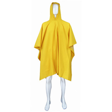 PVC Poncho Raincoat with Hood