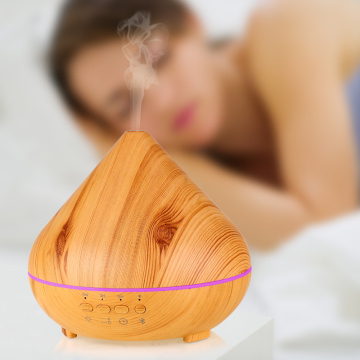 Wood Grain Aromatherapy Essential Oil Aroma Diffuser Speaker