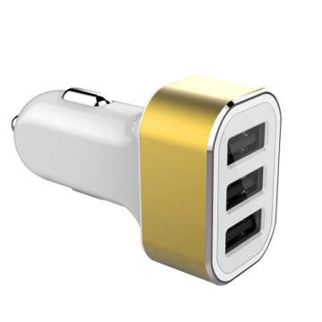 Mult-funtion 5.2A Output 3 USB Car Charger