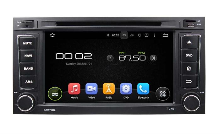 Capacitive multi-touch screen car gps navigation for TOUAREGMULTIVAN