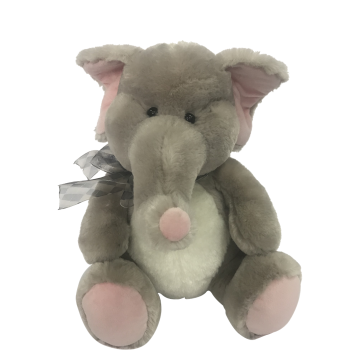 Plush Elephant For Valentine`s Day