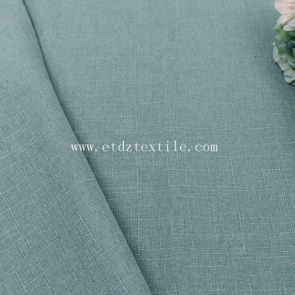 Polyester Linen Furniture Hometextile Upholstery Fabric for Sofa