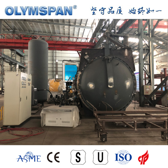 ASME standard composite part treatment autoclave