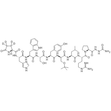 1-9-Luteinizinghormone-releasing factor (swine), 6-[O-(1,1-dimethylethyl)-D-serine]-,2-(aminocarbonyl)hydrazide CAS 65807-02-5