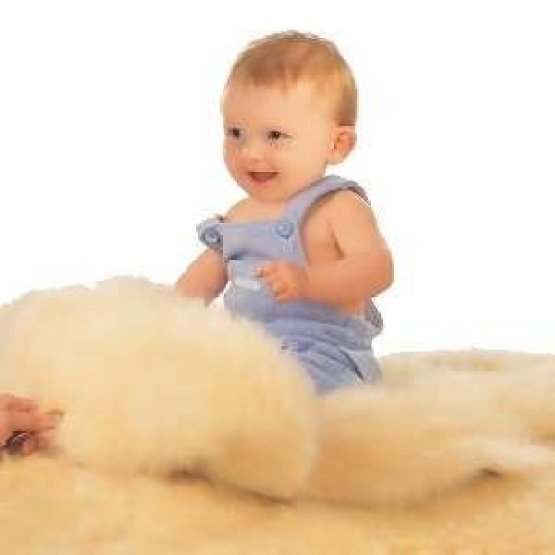 Baby lambskin mat rug