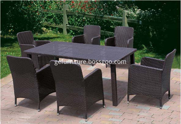 Popular rectangle dining set