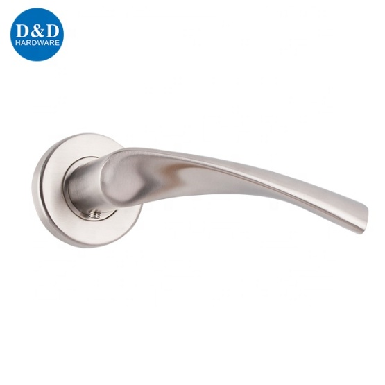 Stainless steel lever door handle for internal door