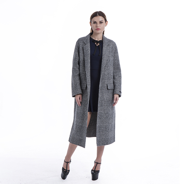 New Styles grey cashmere winter coat