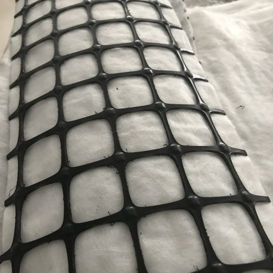 PP Geogrid Composite PET Nonwoven Geotextile