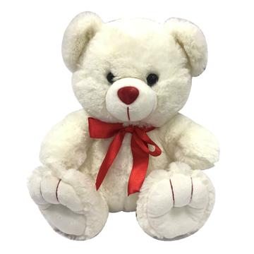Red Bow Teddy Bear Plush