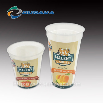 Customized Ice Cream Packaging IML Yogurt Cup