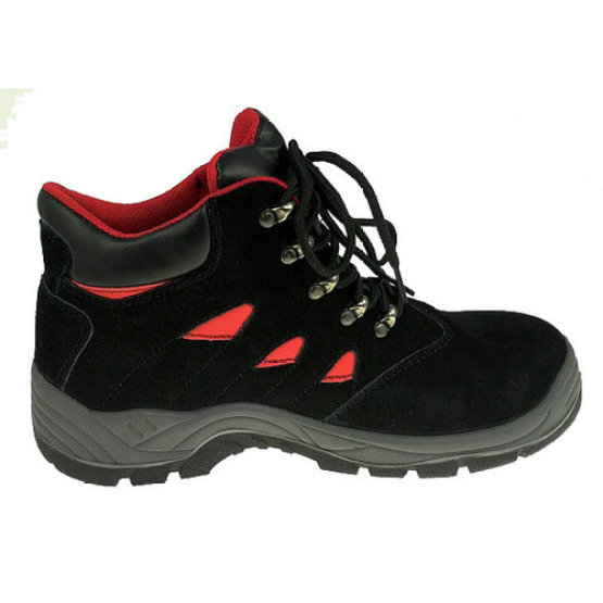 Steel Suede Leather Industrial Safety Shoes