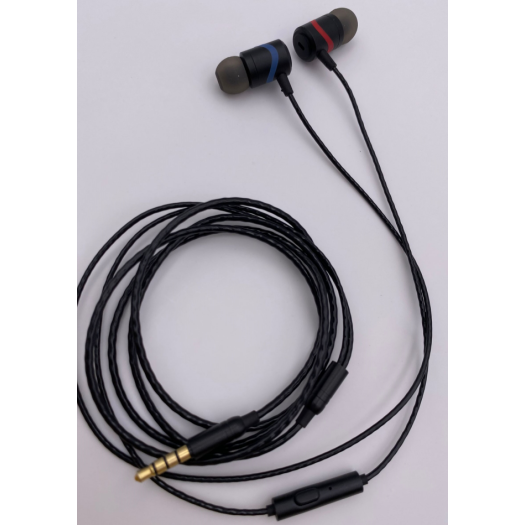 Noise Cancelling Premium Stereo Headphone Earbuds w/Mic