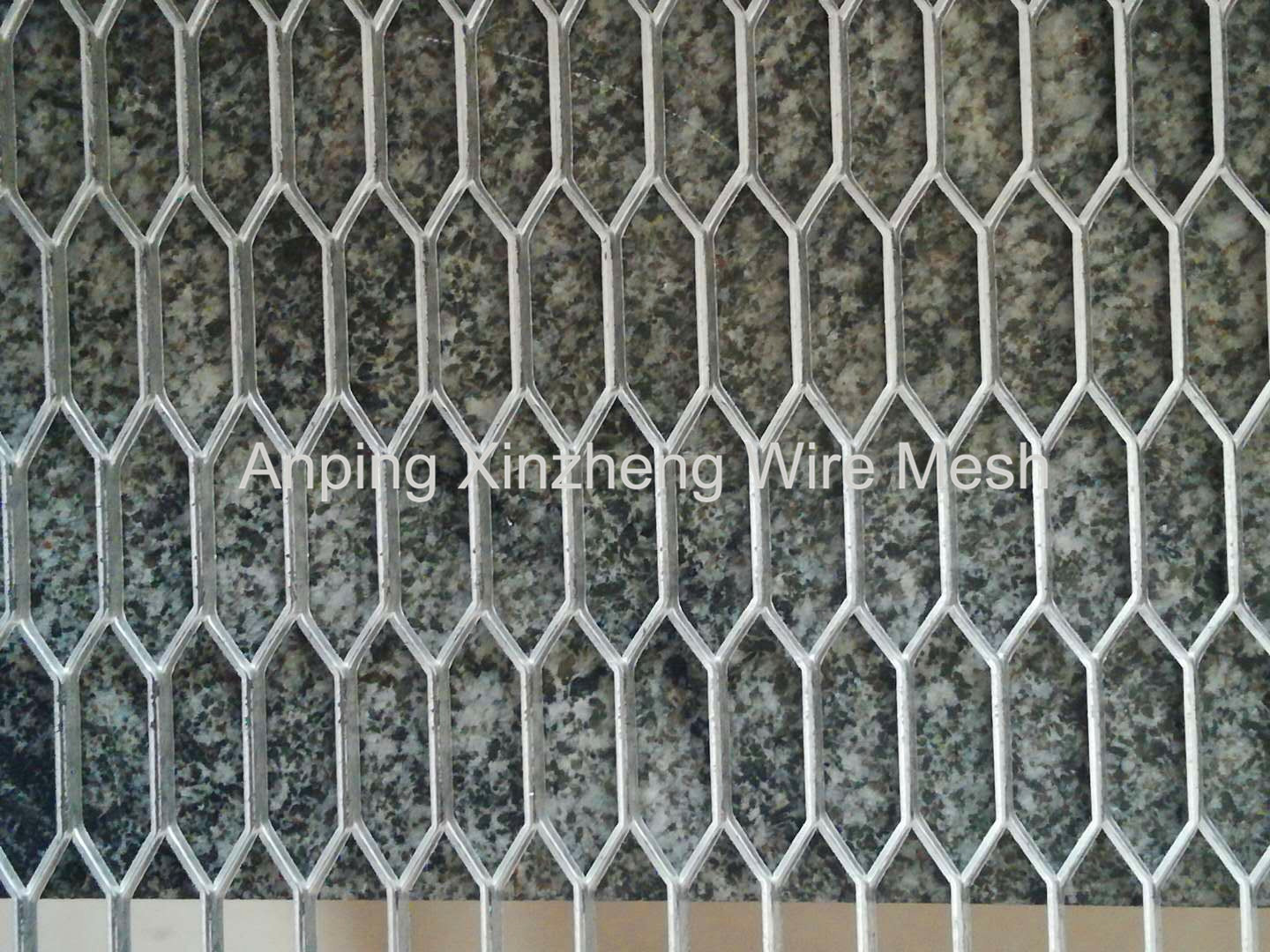 Expanded Metal Mesh Hexagonal Opening