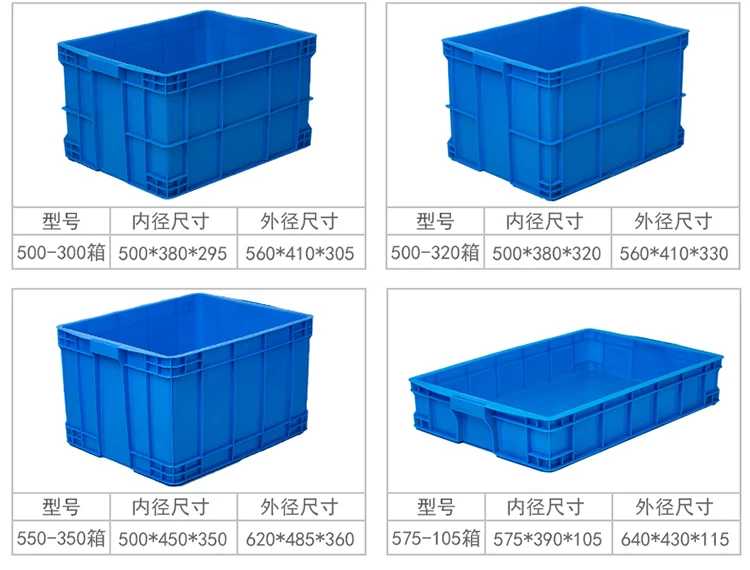 Plastic sample for crate