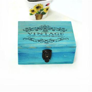Small wooden Exotic Hand Carved Keepsake Storage Organizer Wooden Jewelry Box