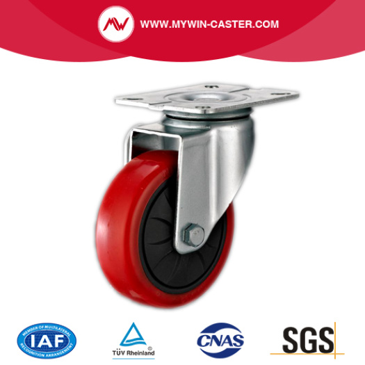 Plate Rotating PU Industrial Caster