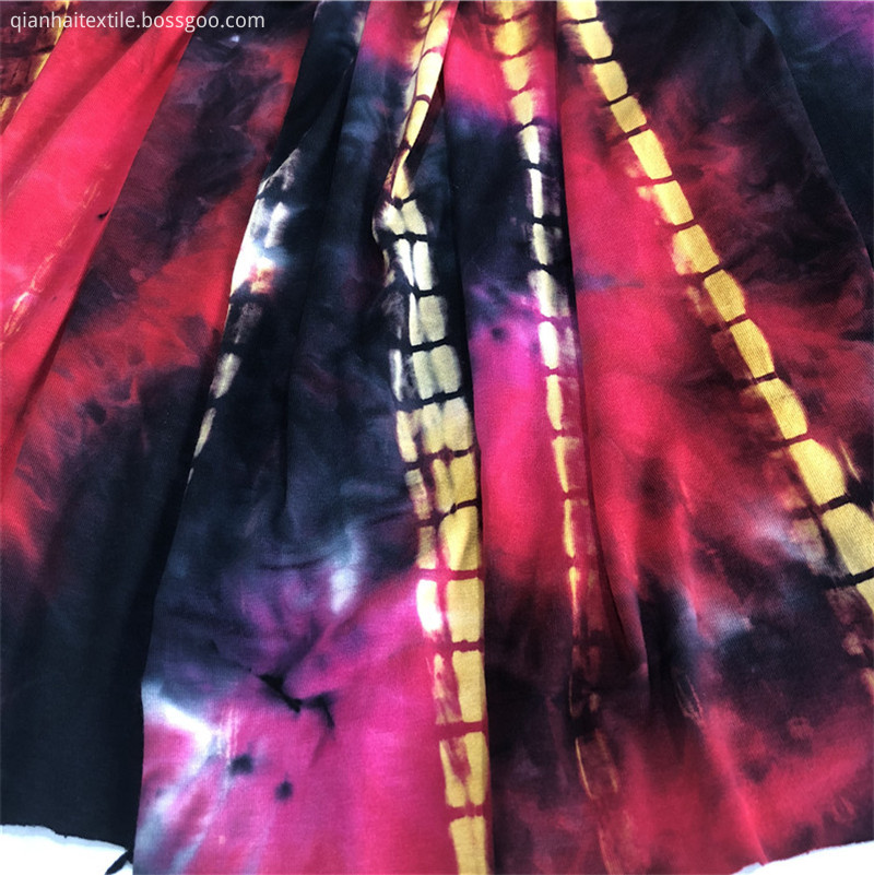 Hot Wholesale Tie Dyed Rayon Knitting