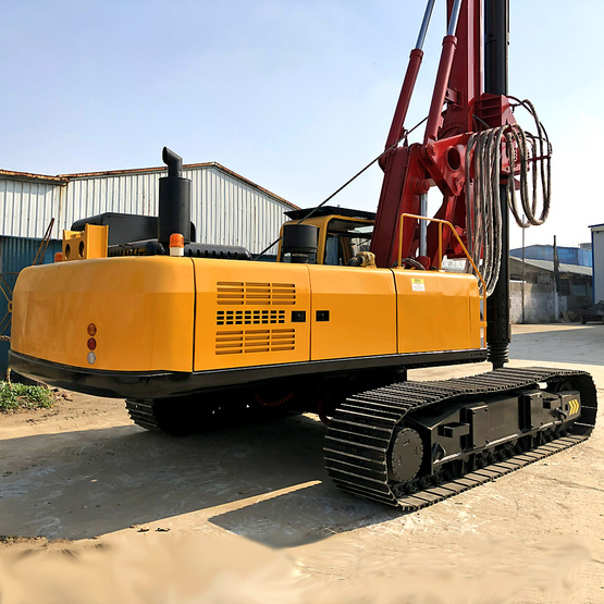 Hydraulic auger rotary piling machine