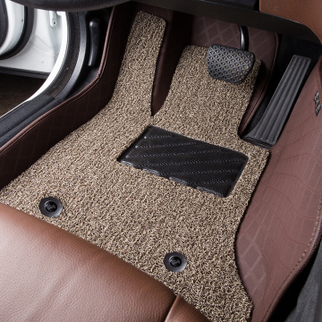 New design blank coil car mat heel pad