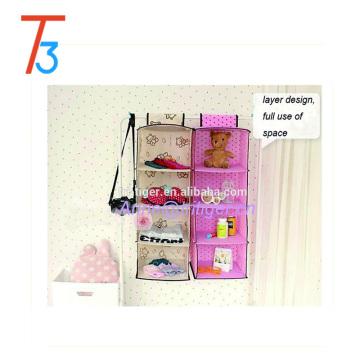 Folding hanging fabric wardrobe closet clothes closet organizer