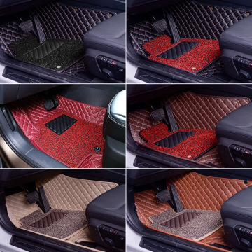 Easy cleaning car accessories coil foot mat