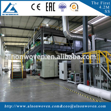 2.4m SSS PP Non Woven Fabric Making Machine With High Quality