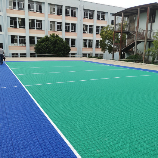 ITF approved outdoor interlocking sports tiles