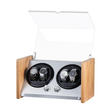 Bamboo Wood Two Rotations Watch winder