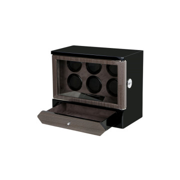 watch winder case with drawer storage