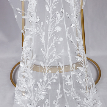 large sequin fabric high quality wedding dress
