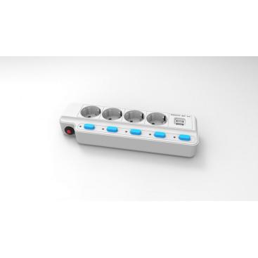 Korea KCC 4 ways extension socket with USB