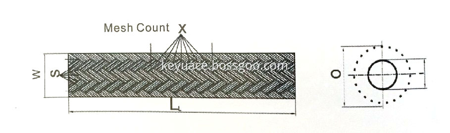 Basalt Fiber Braid Sleeve For Size