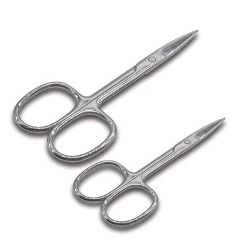 Professional Cuticle Nail & Nose Scissors Stainless Steel Beauty Manicure Nose Hair Cutting Mini Scissors